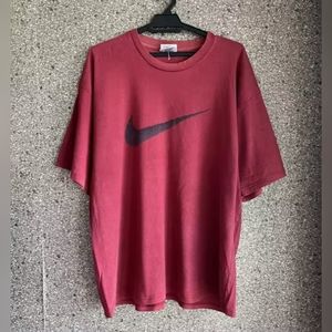 Women's large Burgundy Nike Tee